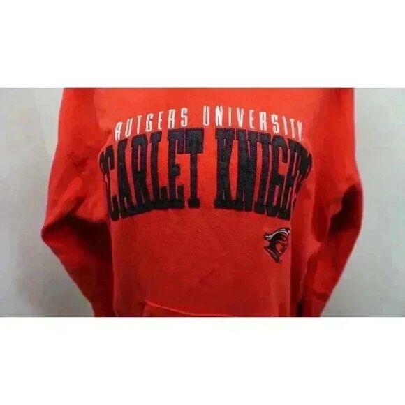 Champion Rutgers University Scarlet Knights Pullover Hoodie, Size XL - Picture 4 of 14